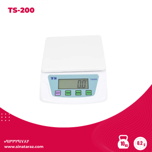 ترازوی حساس آزمایشگاهی 10 کیلوگرم با دقت 0/2 گرم TS-200 - ترازو آزمایشگاهی