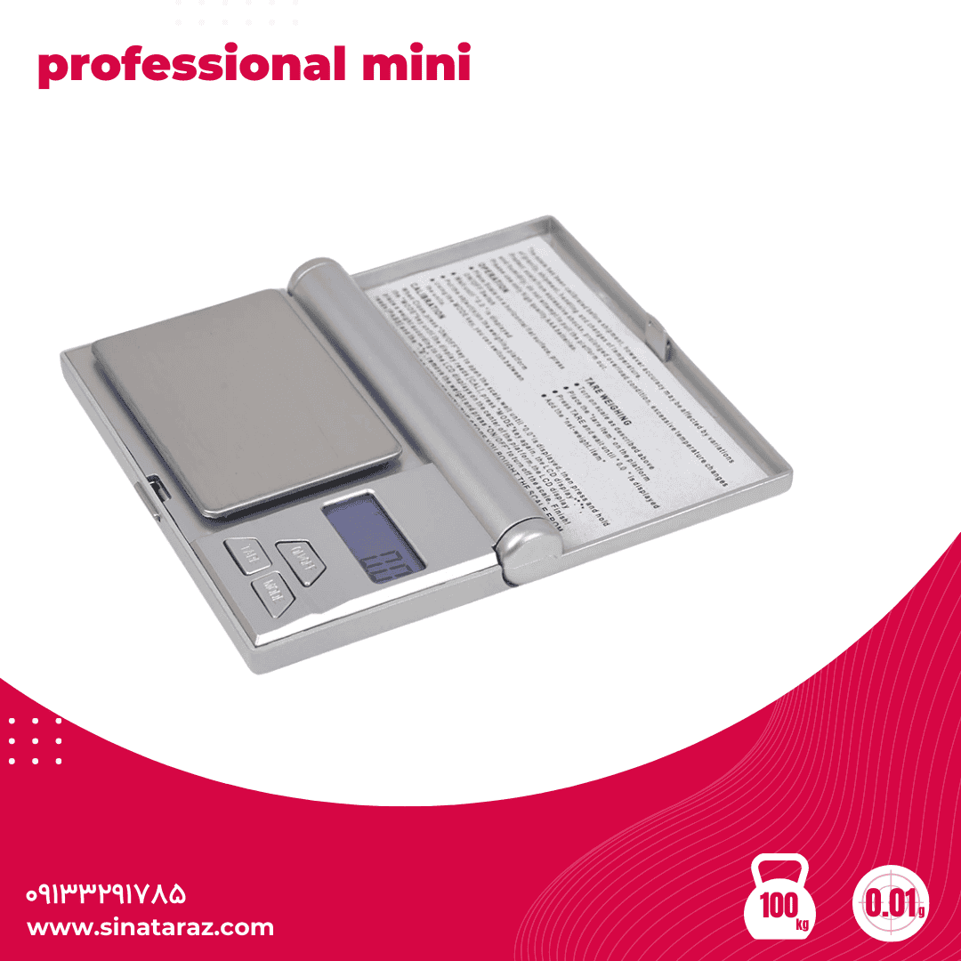 ترازو حساس جیبی professional mini 100g ترازو حساس جیبی professional mini 100g - ترازو جیبی