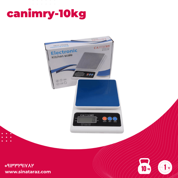 ترازو آشپزخانه 10 کيلو canimry - ترازو آشپزخانه