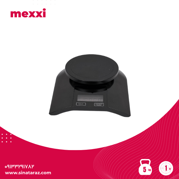 ترازوی آشپزخانه 5کیلوگرم mexxi - ترازو آشپزخانه