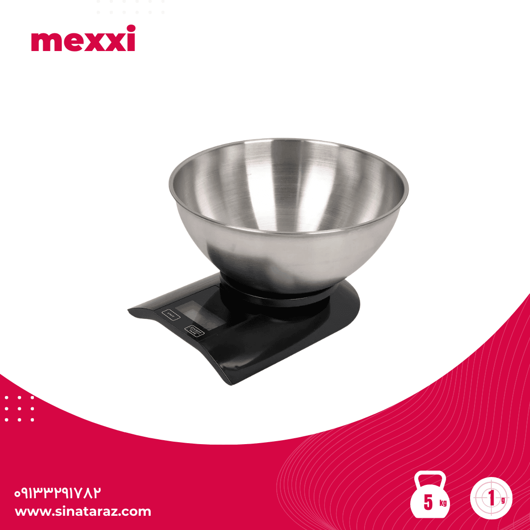 ترازوی آشپزخانه 5کیلوگرم mexxi - ترازو آشپزخانه